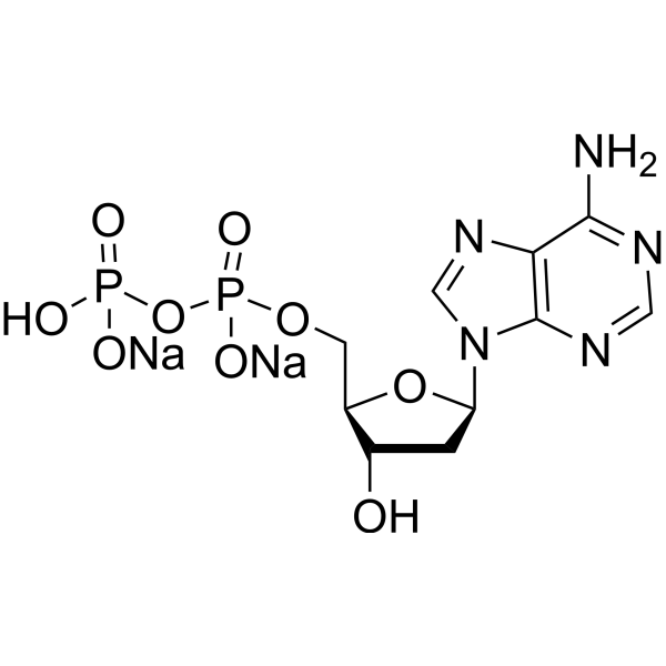 2'-Deoxyadenosine 5'-di-phos-phate disodium