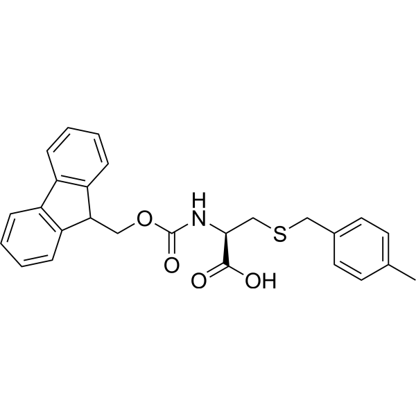Fmoc-Cys(4-MeBzl)-OH Chemical Structure