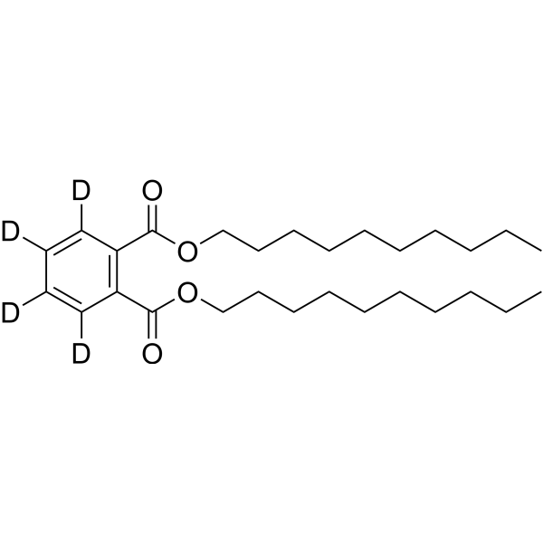 Didecyl phthalate-d<sub>4</sub> Chemical Structure