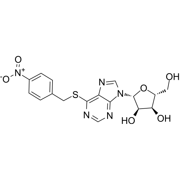 Nitrobenzylthioinosine Chemical Structure