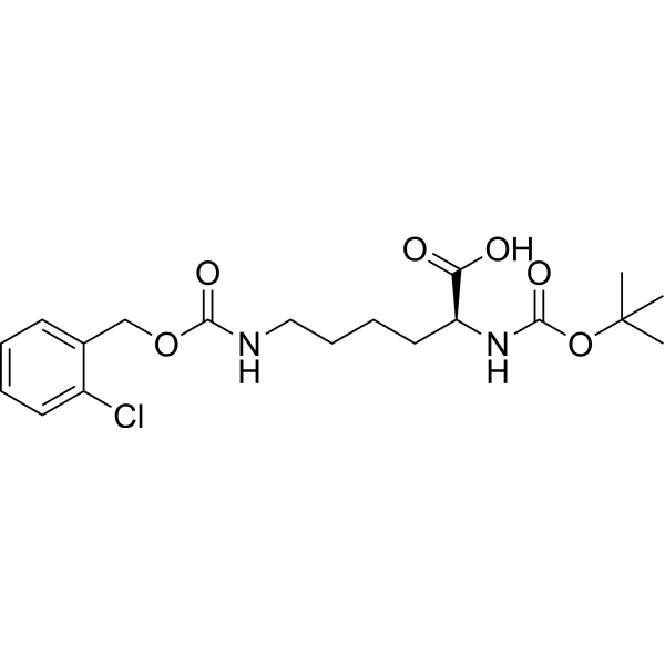 Boc-Lys(2-Cl-Z)-OH Chemical Structure
