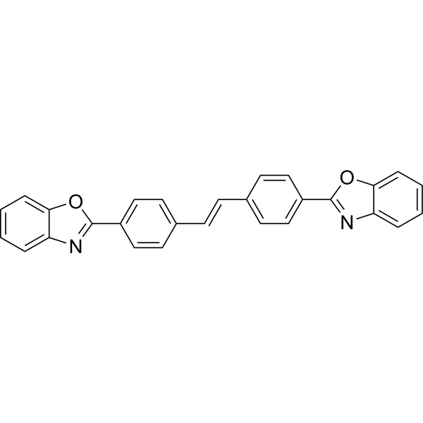 1,2-Bis(4-(benzo[d]oxazol-2-yl)phenyl)ethene Chemical Structure