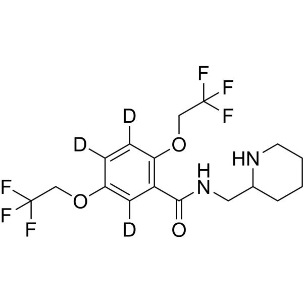 Flecainide-d<sub>3</sub> Chemical Structure