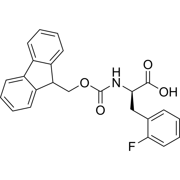 Fmoc-D-Phe(2-F)-OH Chemical Structure