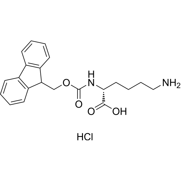 Fmoc-D-Lys-OH.HCl Chemical Structure
