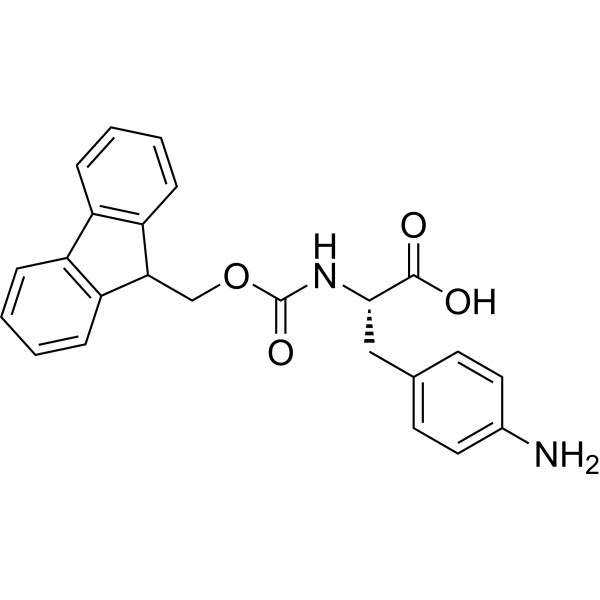 Fmoc-Phe(4-NH2)-OH Chemical Structure