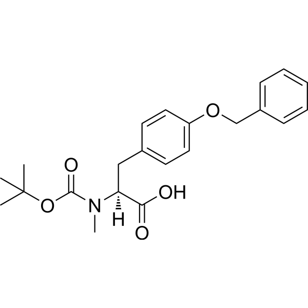 Boc-N-Me-Tyr(Bzl)-OH Chemical Structure