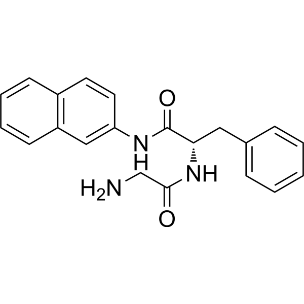 Gly-Phe-β-naphthylamide Chemical Structure