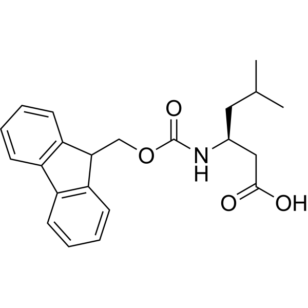 Fmoc-β-HoLeu-OH Chemical Structure