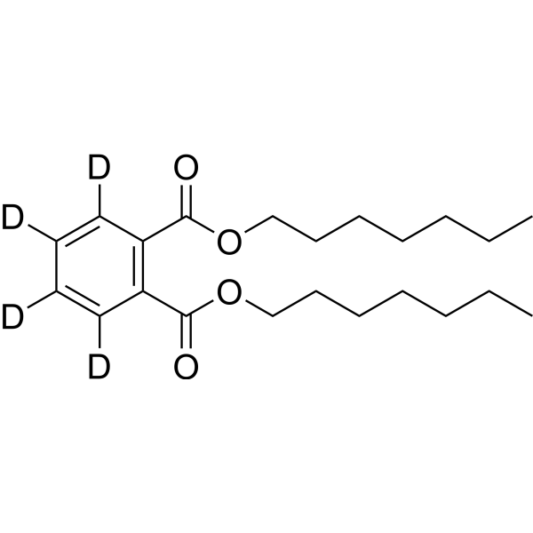 Diheptyl phthalate-d<sub>4</sub> Chemical Structure