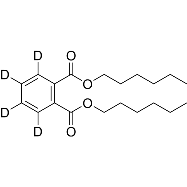 Dihexyl phthalate-3,4,5,6-d<sub>4</sub> Chemical Structure
