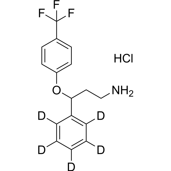 Norfluoxetine-d<sub>5</sub> hydrochloride Chemical Structure