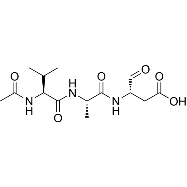 Ac-VAD-CHO Chemical Structure