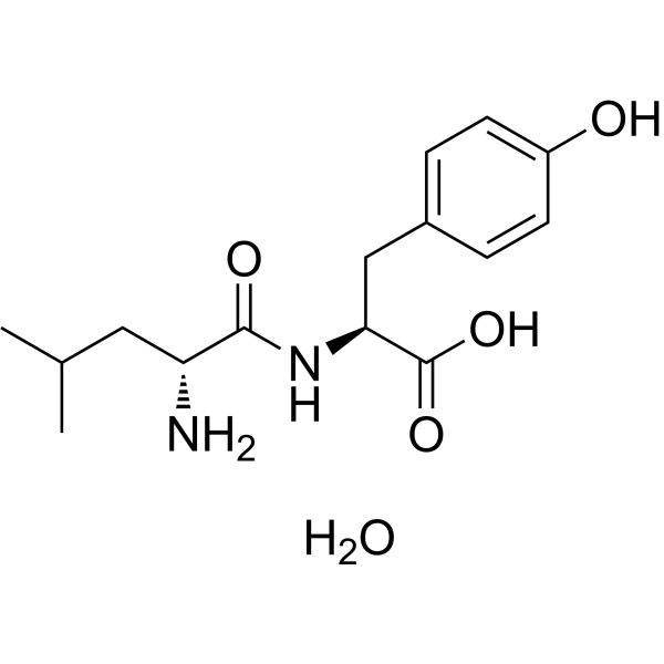 (S)-<em>2</em>-((R)-<em>2</em>-Amino-<em>4</em>-methylpentanamido)-3-(<em>4</em>-hydroxyphenyl)propanoic acid hydrate
