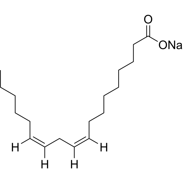 Linoleate sodium Chemical Structure