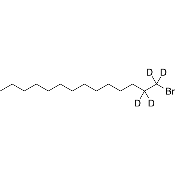 1-Bromotetradecane-d<sub>4</sub> Chemical Structure
