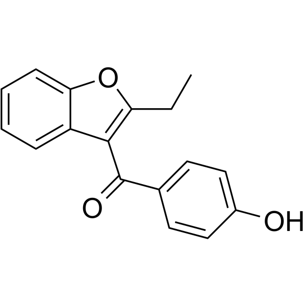 Benzarone Chemical Structure