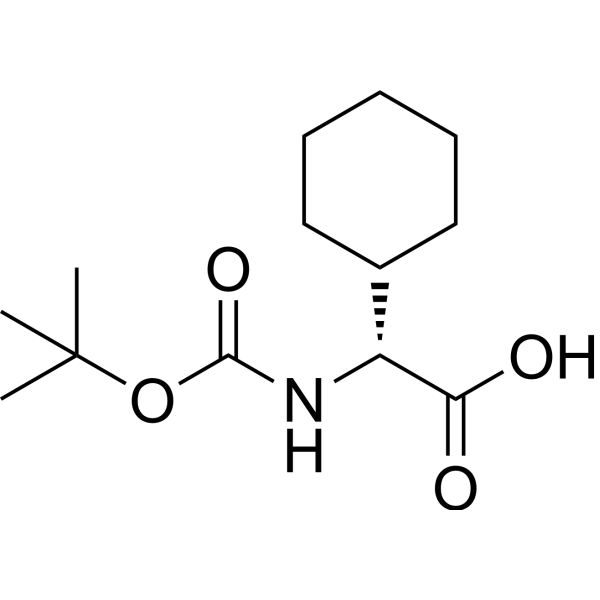 Boc-D-Chg-OH Chemical Structure