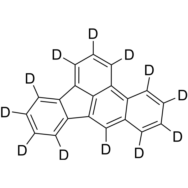 Benzo[b]fluoranthene-d<sub>12</sub> Chemical Structure