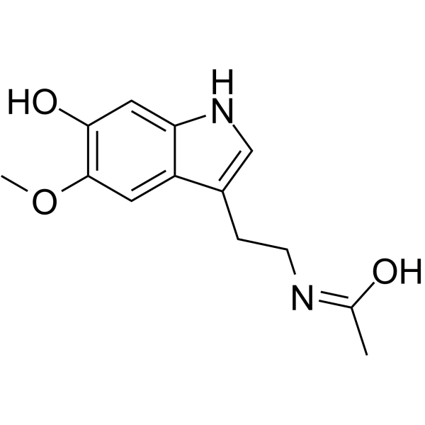 6-Hydroxymelatonin Chemical Structure