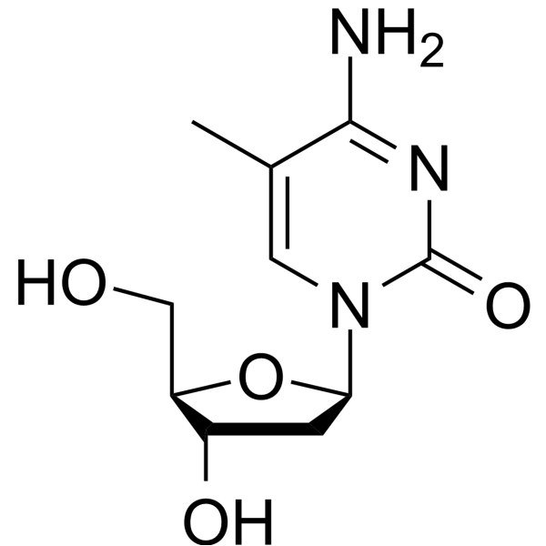 5-Methyl-2'-deoxycytidine Chemical Structure