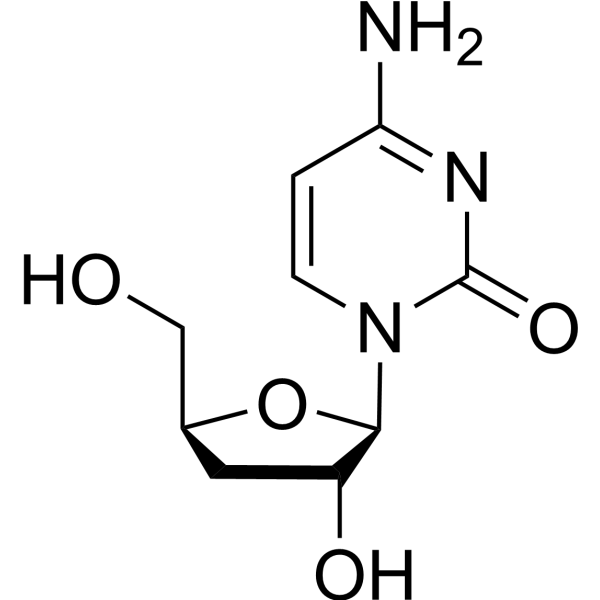 3'-Deoxycytidine Chemical Structure