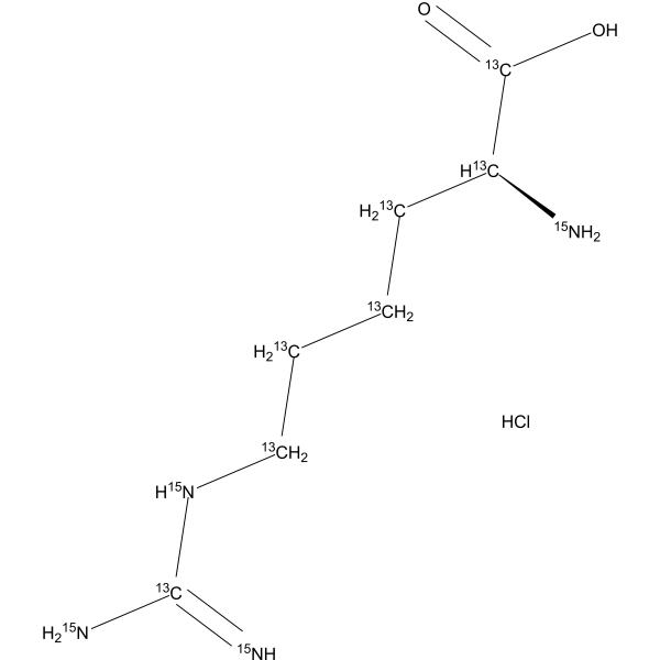 L-Homoarginine-13<em>C</em>7,15N4 hydrochloride