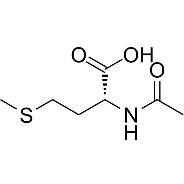 N-Acetyl-D-methionine Chemical Structure