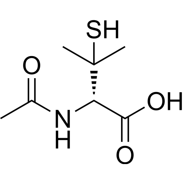 N-Acetylpenicillamine Chemical Structure
