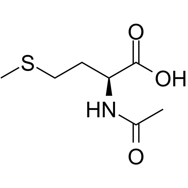 N-Acetyl-L-methionine Chemical Structure