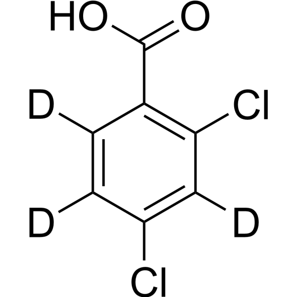 2,4-Dichlorobenzoic acid-d<sub>3</sub> Chemical Structure