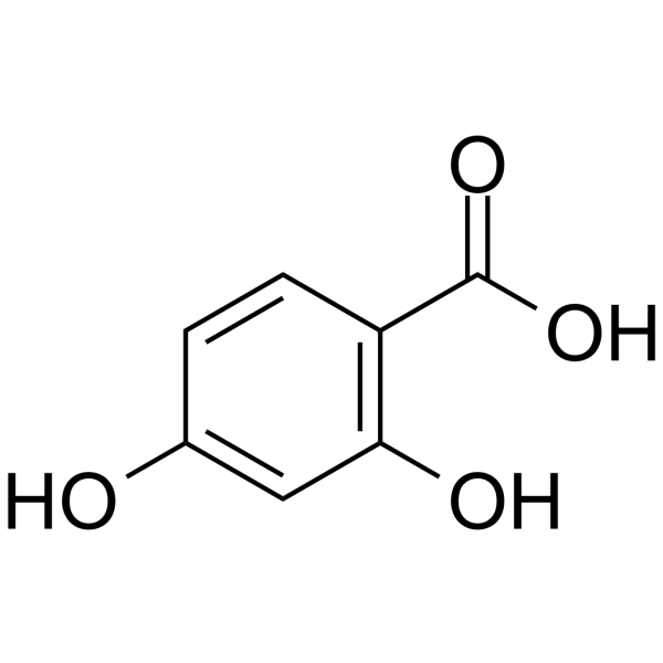 2,4-Dihydroxybenzoic acid Chemical Structure