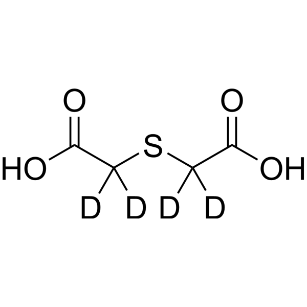 2,2'-Thiodiacetic acid-d4 Chemical Structure
