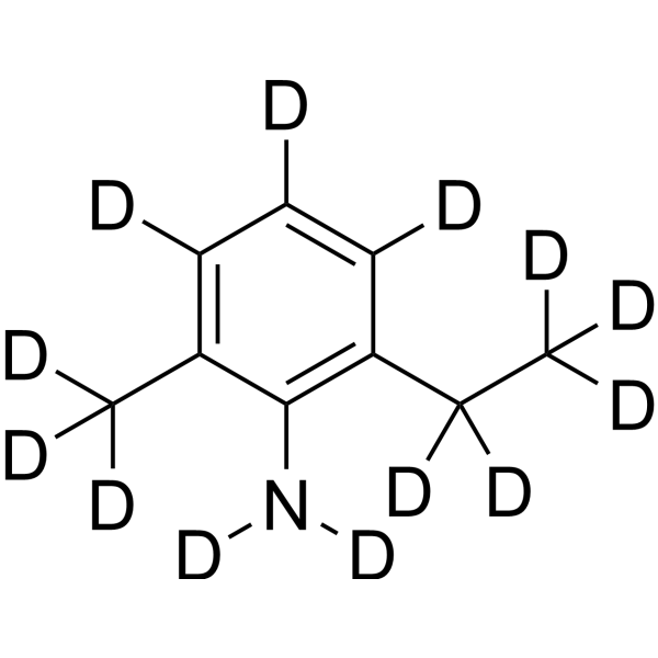 2-Ethyl-6-methylaniline-d<sub>13</sub> Chemical Structure