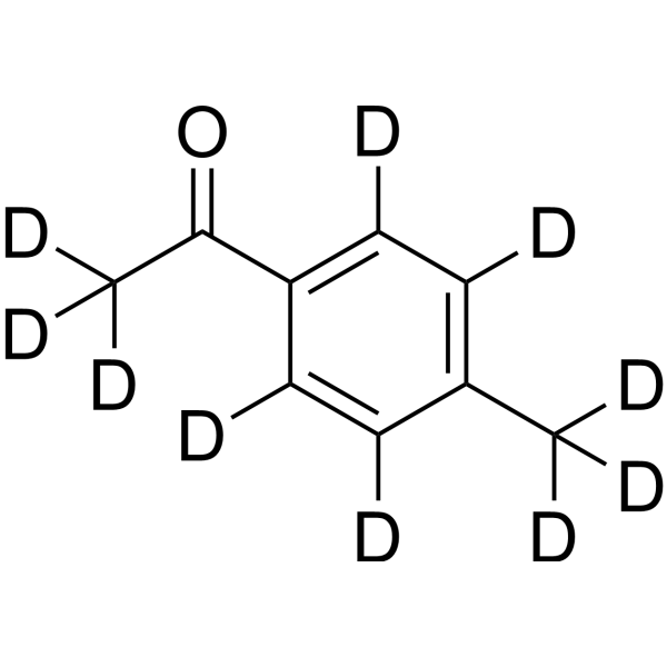 4'-Methylacetophenone-d<sub>10</sub> Chemical Structure