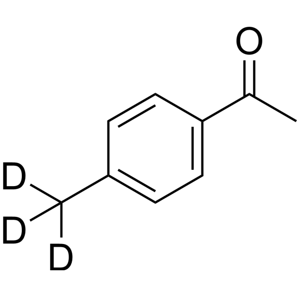 4'-Methylacetophenone-d<sub>3</sub> Chemical Structure
