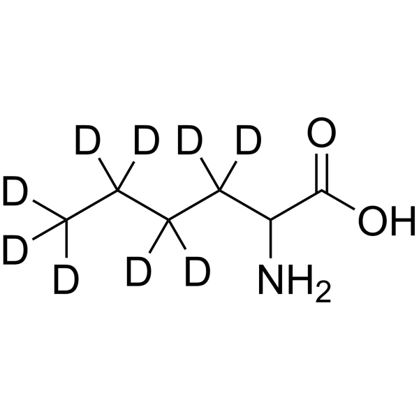 DL-2-Aminohexanoic acid-d<sub>9</sub> Chemical Structure