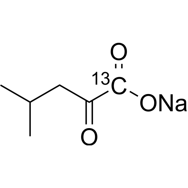 4-Methyl-2-oxopentanoic acid-<em>13</em>C sodium