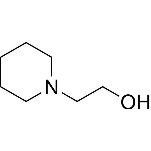 1-(2-Hydroxyethyl)piperidine Chemical Structure