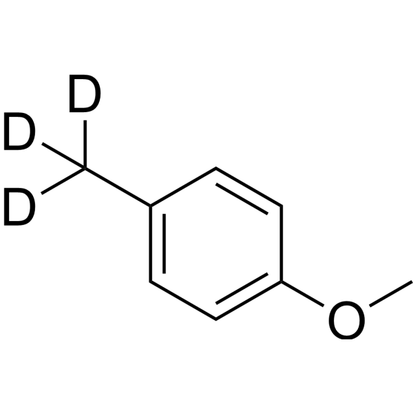 4-Methylanisole-d<sub>3</sub> Chemical Structure
