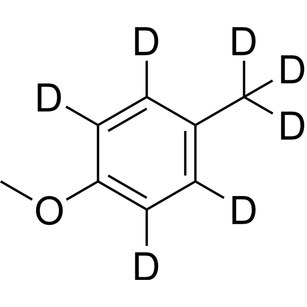 4-Methylanisole-d<sub>7</sub> Chemical Structure