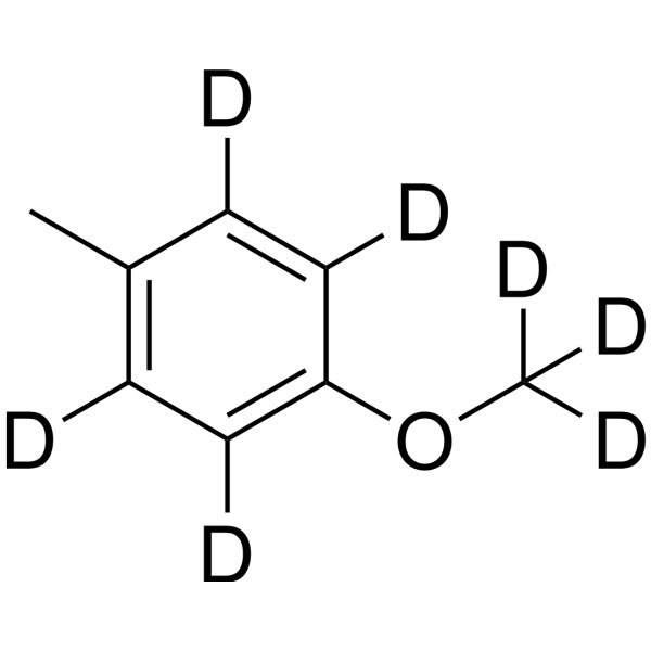 4-Methylanisole-d<sub>7</sub>-1 Chemical Structure
