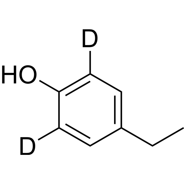 4-Ethylphenol-d<sub>2</sub> Chemical Structure