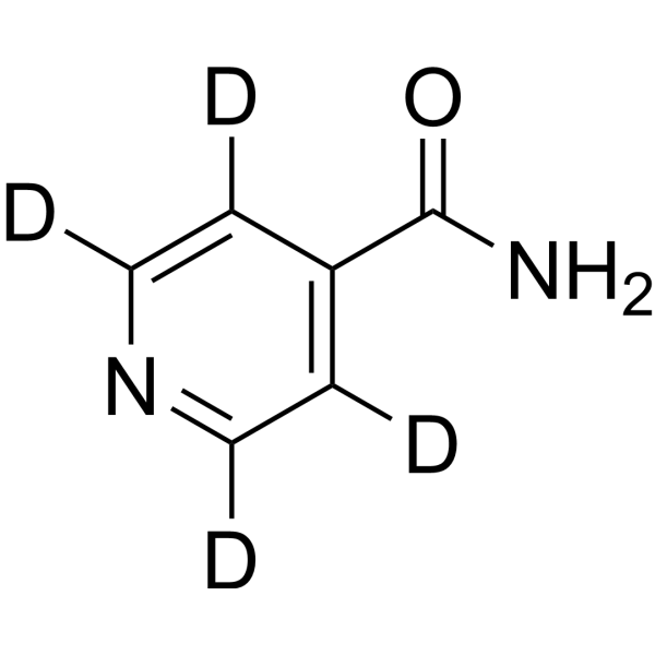 Isonicotinamide-d<sub>4</sub> Chemical Structure