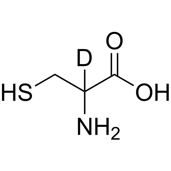 DL-Cysteine-d<sub>1</sub> Chemical Structure