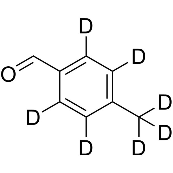p-Tolualdehyde-d<sub>7</sub> Chemical Structure