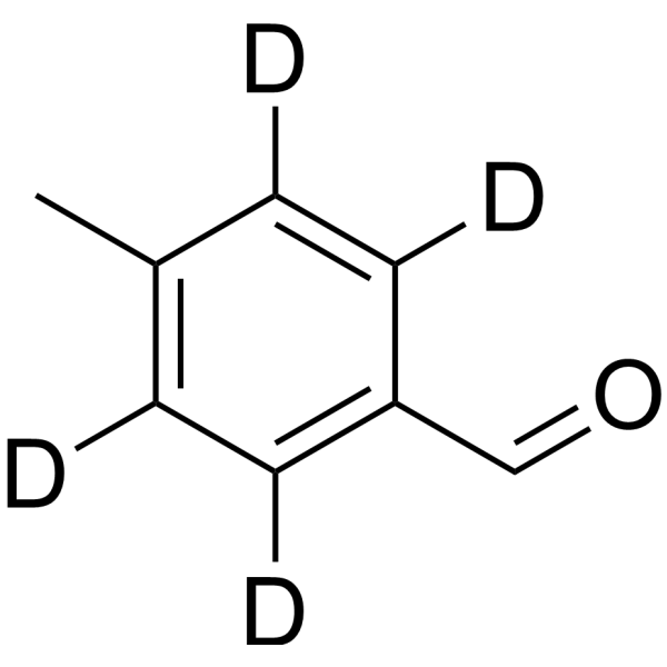 p-Tolualdehyde-d<sub>4</sub> Chemical Structure