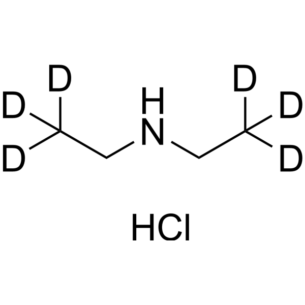 Diethylamine-d<sub>6</sub>-hydrochloride Chemical Structure