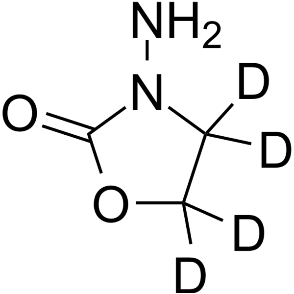 3-Amino-2-oxazolidinone-d4 Chemical Structure