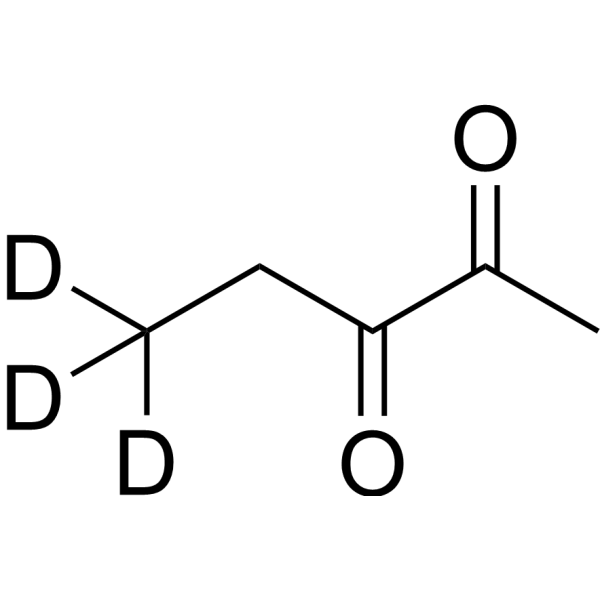 2,3-Pentanedione-d<sub>3</sub> Chemical Structure